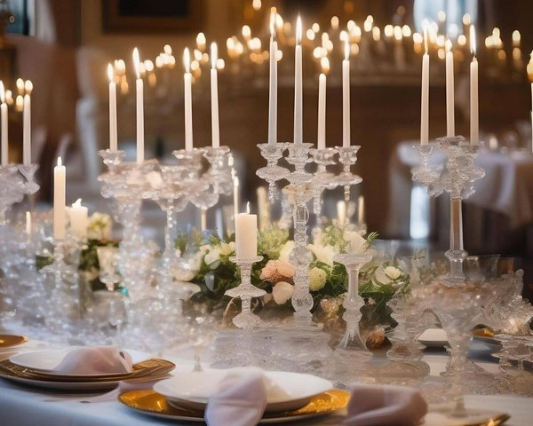 Idées de décoration avec des bougeoirs en cristal pour toutes les occasions